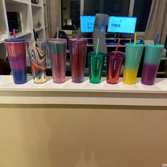 NWT‎ Starbucks Tumbler Lot (8 cups) - Picture 1 of 7